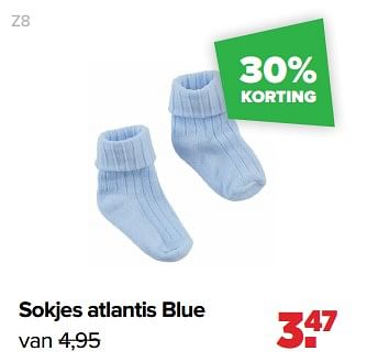 Aanbiedingen Z8 sokjes atlantis blue - Z8 - Geldig van 04/07/2022 tot 30/07/2022 bij Baby-Dump
