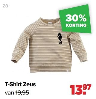 Aanbiedingen Z8 t-shirt zeus - Z8 - Geldig van 04/07/2022 tot 30/07/2022 bij Baby-Dump