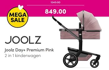Aanbiedingen Joolz day+ premium pink 2 in 1 kinderwagen - Joolz - Geldig van 10/07/2022 tot 18/07/2022 bij Baby & Tiener Megastore