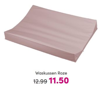 Aanbiedingen Waskussen roze - Huismerk - Baby &amp; Tiener Megastore - Geldig van 10/07/2022 tot 18/07/2022 bij Baby & Tiener Megastore