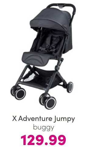 Aanbiedingen X adventure jumpy buggy - Xadventure - Geldig van 10/07/2022 tot 18/07/2022 bij Baby & Tiener Megastore