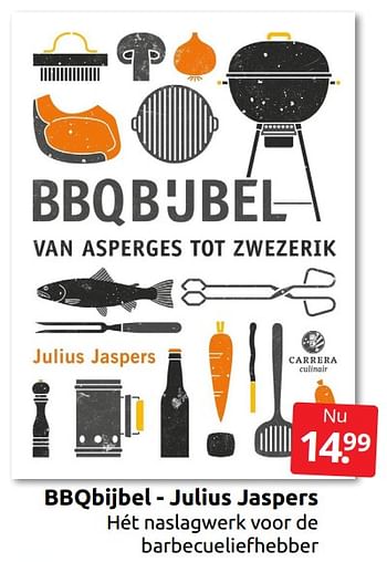 Aanbiedingen Bbqbijbel - julius jaspers - Huismerk - Boekenvoordeel - Geldig van 09/07/2022 tot 17/07/2022 bij Boekenvoordeel
