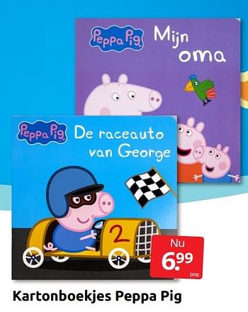 Aanbiedingen Kartonboekjes peppa pig - Huismerk - Boekenvoordeel - Geldig van 09/07/2022 tot 17/07/2022 bij Boekenvoordeel