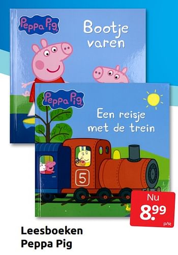 Aanbiedingen Leesboeken peppa pig - Huismerk - Boekenvoordeel - Geldig van 09/07/2022 tot 17/07/2022 bij Boekenvoordeel