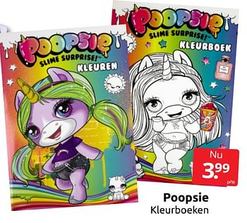 Aanbiedingen Poopsie kleurboeken - Huismerk - Boekenvoordeel - Geldig van 09/07/2022 tot 17/07/2022 bij Boekenvoordeel