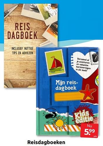 Aanbiedingen Reisdagboeken - Huismerk - Boekenvoordeel - Geldig van 09/07/2022 tot 17/07/2022 bij Boekenvoordeel