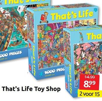 Aanbiedingen That`s life toy shop - Goliath - Geldig van 09/07/2022 tot 17/07/2022 bij Boekenvoordeel