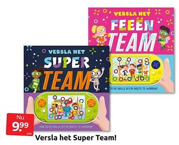 Aanbiedingen Versla het super team! - Huismerk - Boekenvoordeel - Geldig van 09/07/2022 tot 17/07/2022 bij Boekenvoordeel