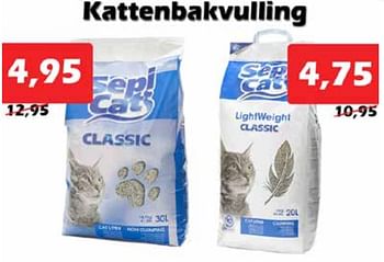 Aanbiedingen Kattenbakvulling - Sepi Cat - Geldig van 07/07/2022 tot 31/07/2022 bij Itek