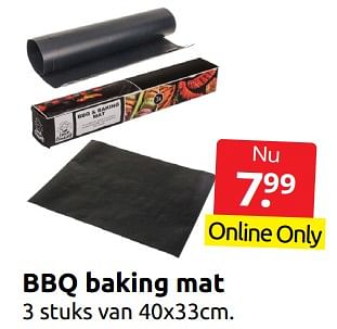 Aanbiedingen Bbq baking mat - Huismerk - Boekenvoordeel - Geldig van 16/07/2022 tot 24/07/2022 bij Boekenvoordeel