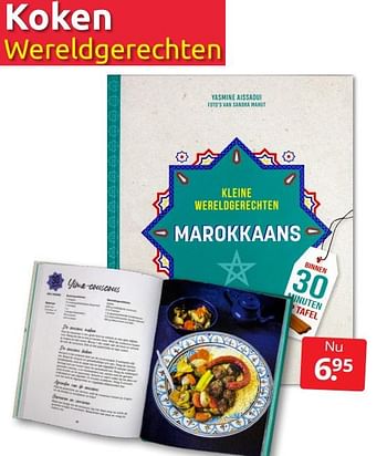 Aanbiedingen Kleine wereldgerechten marokkaans - Huismerk - Boekenvoordeel - Geldig van 16/07/2022 tot 24/07/2022 bij Boekenvoordeel