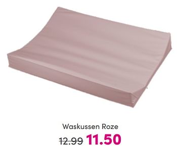 Aanbiedingen Waskussen roze - Huismerk - Baby &amp; Tiener Megastore - Geldig van 17/07/2022 tot 23/07/2022 bij Baby & Tiener Megastore