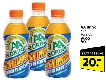 Aanbiedingen Aa drink - AA-Drink - Geldig van 18/07/2022 tot 31/07/2022 bij Big Bazar