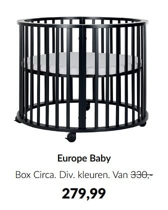Aanbiedingen Europe baby box circa - Europe baby - Geldig van 19/07/2022 tot 15/08/2022 bij Babypark