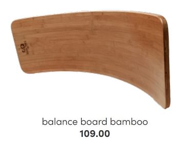 Aanbiedingen Balance board bamboo - Kinderfeets  - Geldig van 24/07/2022 tot 30/07/2022 bij Baby & Tiener Megastore