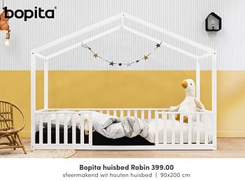Aanbiedingen Bopita huisbed robin - Bopita - Geldig van 24/07/2022 tot 30/07/2022 bij Baby & Tiener Megastore