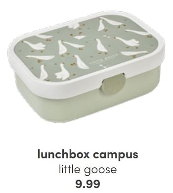 Aanbiedingen Lunchbox campus little goose - Little Dutch - Geldig van 24/07/2022 tot 30/07/2022 bij Baby & Tiener Megastore