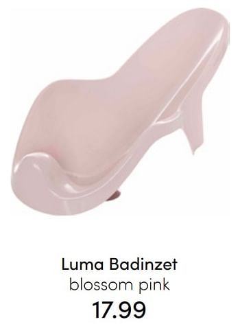 Aanbiedingen Luma badinzet blossom pink - Luma Babycare - Geldig van 24/07/2022 tot 30/07/2022 bij Baby & Tiener Megastore