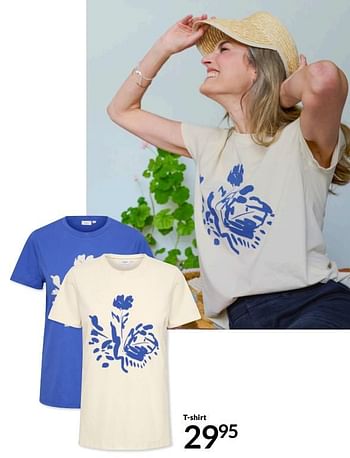 Aanbiedingen T-shirt - Huismerk - Bonaparte - Geldig van 27/06/2022 tot 31/07/2022 bij Bonaparte