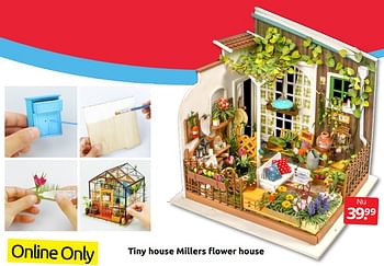 Aanbiedingen Tiny house millers flower house - Tiny House - Geldig van 22/07/2022 tot 31/07/2022 bij Boekenvoordeel