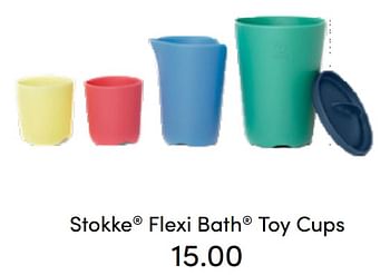 Aanbiedingen Stokke flexi bath toy cups - Stokke - Geldig van 31/07/2022 tot 06/08/2022 bij Baby & Tiener Megastore