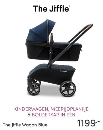 Aanbiedingen The jiffle wagon blue - The jiffle - Geldig van 31/07/2022 tot 06/08/2022 bij Baby & Tiener Megastore