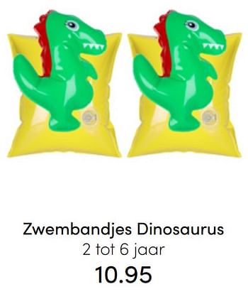 Aanbiedingen Zwembandjes dinosaurus - Swim Essentials - Geldig van 31/07/2022 tot 06/08/2022 bij Baby & Tiener Megastore
