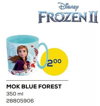 Aanbiedingen Mok blue forest - Disney  Frozen - Geldig van 01/08/2022 tot 09/09/2022 bij Supra Bazar