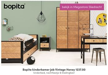 Aanbiedingen Bopita kinderkamer job vintage honey - Bopita - Geldig van 31/07/2022 tot 06/08/2022 bij Baby & Tiener Megastore