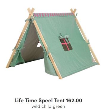 Aanbiedingen Life time speel tent - Lifetime Kidsrooms - Geldig van 31/07/2022 tot 06/08/2022 bij Baby & Tiener Megastore