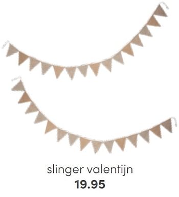 Aanbiedingen Slinger valentijn - Huismerk - Baby &amp; Tiener Megastore - Geldig van 31/07/2022 tot 06/08/2022 bij Baby & Tiener Megastore