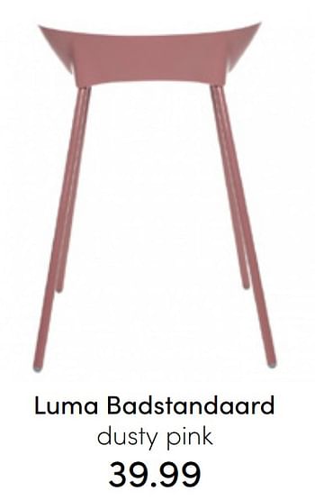 Aanbiedingen Luma badstandaard dusty pink - Luma Babycare - Geldig van 31/07/2022 tot 06/08/2022 bij Baby & Tiener Megastore