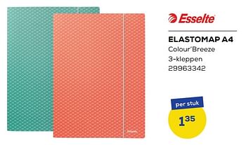 Aanbiedingen Elastomap a4 - Esselte - Geldig van 01/08/2022 tot 09/09/2022 bij Supra Bazar