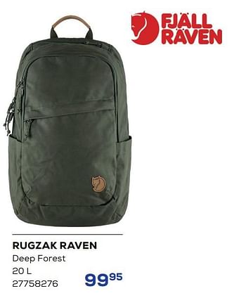 Aanbiedingen Rugzak raven - FJALL RAVEN - Geldig van 01/08/2022 tot 09/09/2022 bij Supra Bazar