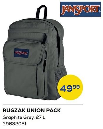 Aanbiedingen Rugzak union pack - Jansport - Geldig van 01/08/2022 tot 09/09/2022 bij Supra Bazar