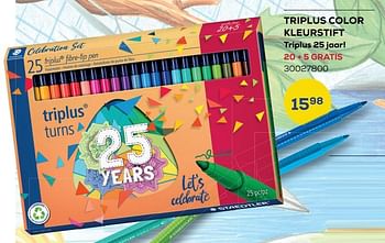 Aanbiedingen Triplus color kleurstift - Staedtler - Geldig van 01/08/2022 tot 09/09/2022 bij Supra Bazar