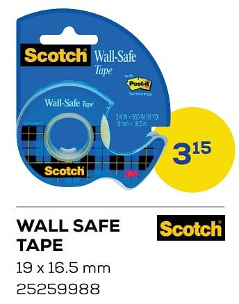 Aanbiedingen Wall safe tape - Scotch - Geldig van 01/08/2022 tot 09/09/2022 bij Supra Bazar
