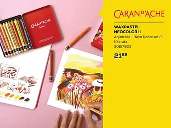 Aanbiedingen Waxpastel neocolor ii - Caran d'Ache - Geldig van 01/08/2022 tot 09/09/2022 bij Supra Bazar