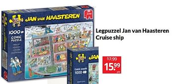Aanbiedingen Legpuzzel jan van haasteren cruise ship - Jumbo - Geldig van 30/07/2022 tot 07/08/2022 bij Boekenvoordeel