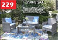Aanbiedingen Loungeset - Huismerk - Itek - Geldig van 20/07/2022 tot 14/08/2022 bij Itek