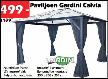 Aanbiedingen Paviljoen gardini calvia - Gardini - Geldig van 20/07/2022 tot 14/08/2022 bij Itek