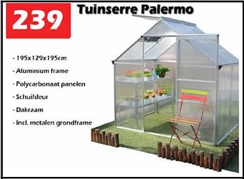 Aanbiedingen Tuinserre palermo - Palermo - Geldig van 20/07/2022 tot 14/08/2022 bij Itek