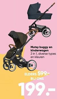 Aanbiedingen Mutsy buggy en kinderwagen - Mutsy - Geldig van 01/08/2022 tot 28/08/2022 bij Big Bazar