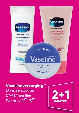 Aanbiedingen Vaselineverzorging - Vaseline  - Geldig van 01/08/2022 tot 28/08/2022 bij Big Bazar