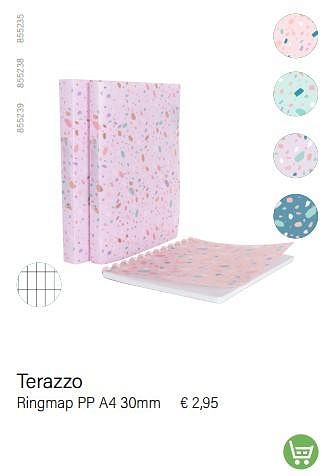 Aanbiedingen Terazzo ringmap pp a4 - Terazzo - Geldig van 01/08/2022 tot 31/08/2022 bij Multi Bazar