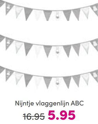 Aanbiedingen Nijntje vlaggenlijn abc - Nijntje - Geldig van 07/08/2022 tot 13/08/2022 bij Baby & Tiener Megastore