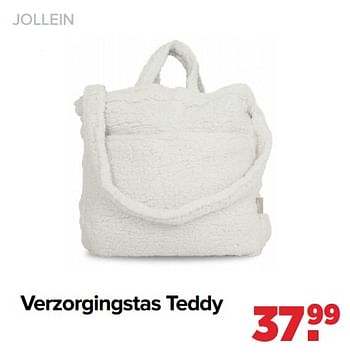 Aanbiedingen Jollein verzorgingstas teddy - Jollein - Geldig van 01/08/2022 tot 27/08/2022 bij Baby-Dump