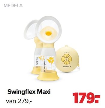 Aanbiedingen Medela swingflex maxi - Medela - Geldig van 01/08/2022 tot 27/08/2022 bij Baby-Dump