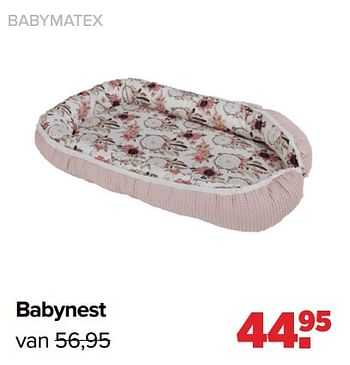 Aanbiedingen Babynest - Babymatex - Geldig van 01/08/2022 tot 27/08/2022 bij Baby-Dump