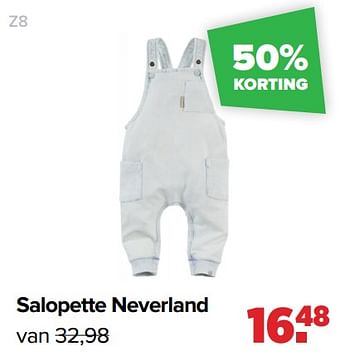 Aanbiedingen Z8 salopette neverland - Z8 - Geldig van 01/08/2022 tot 27/08/2022 bij Baby-Dump